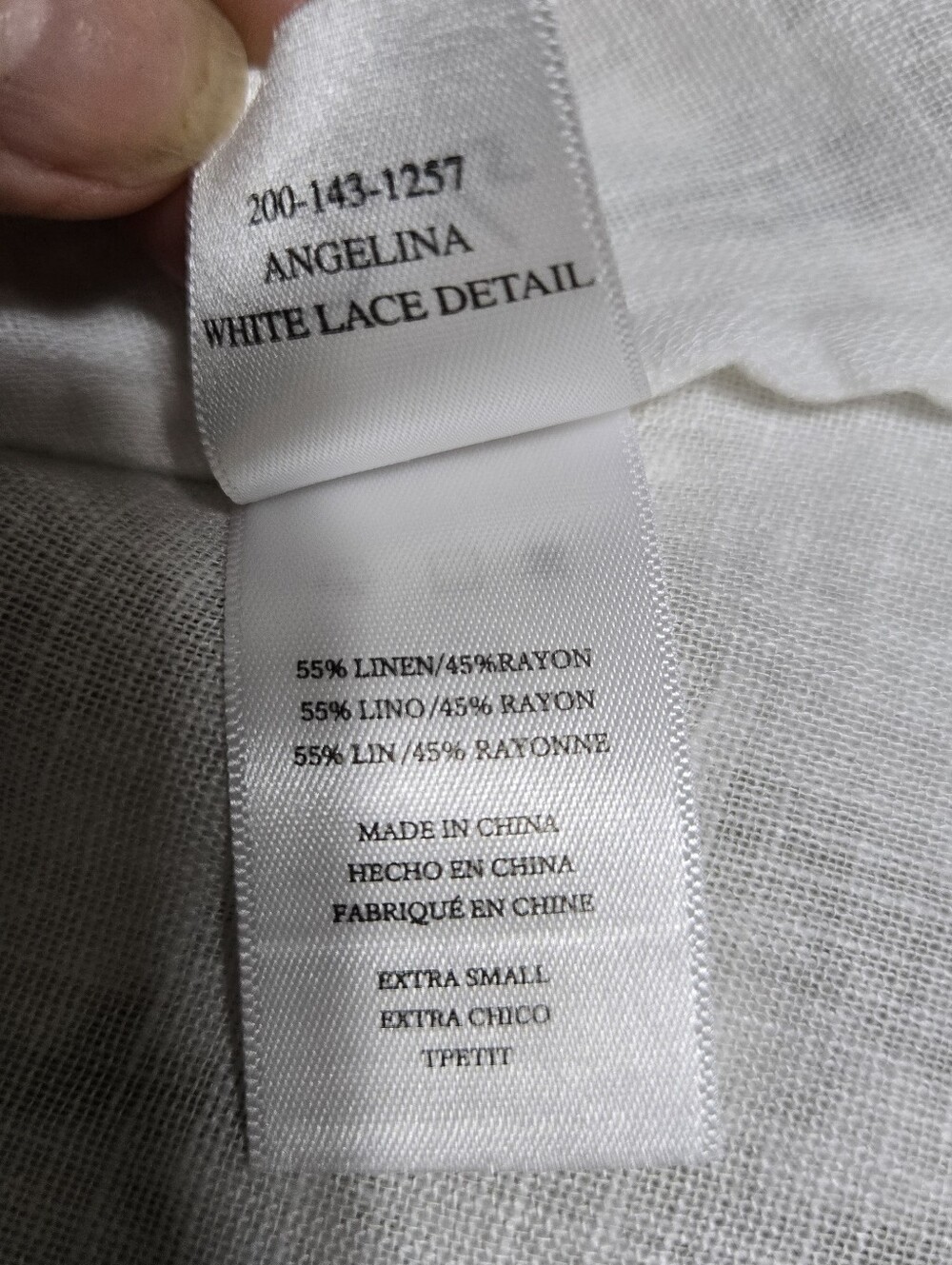 RAILS Size XS Lightweight Crisp White Smocked Waist Tiered Linen Blend Dress - Picture 12 of 12